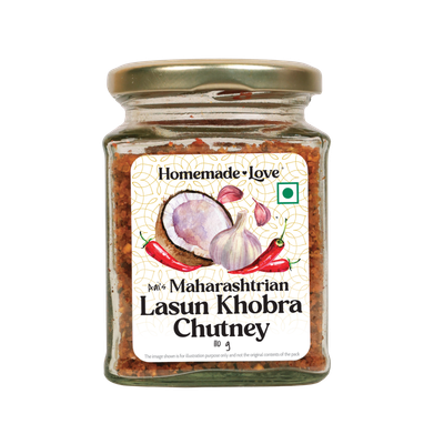 Maharashtrian Lasun Khobra Chutney