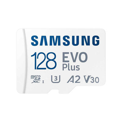 Samsung Evo Plus 128Gb Microsdxc Uhs-Iu3 130Mb/S Fullhd&4Kuhd Memorycard With Adapter