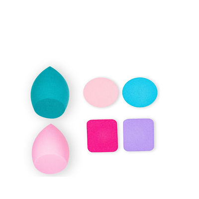 6 In 1 Makeup Blender Sponge Set And Puff Set | Color And Shape May Vary