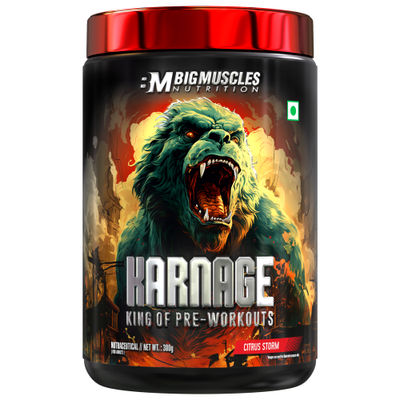 Karnage Pre Workout | Citrus Storm , 60 Servings