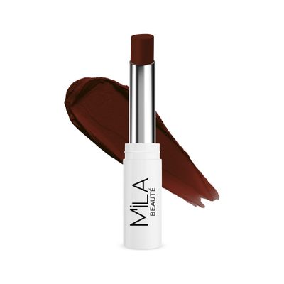 Locked|In Lipstick Transfer|Proof & Smudge|Proof | 18 Choco Brown