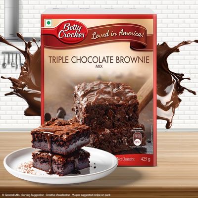 Triple Chocolate Brownie Instant Cake Mix Powder | Baking Essential