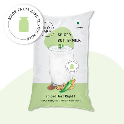 Buttermilk Pouch - No Artificial Flavours Or Preservatives. Made From Tested Milk