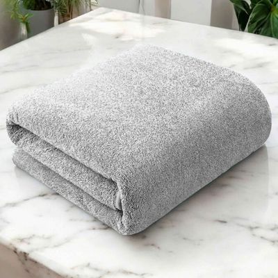 Microfiber Towels | Solid Bath Towel | 400 GSM | XL | Grey