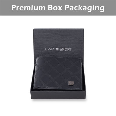 Men's Charles Z Black Wallet | 4 Card Slot
