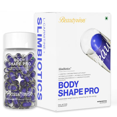 Dual Action Body Shape Pro Slimming Supplement for Weight Loss Support (30 Capsules)