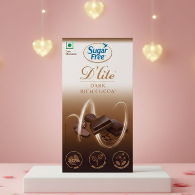 D'lite Rich Cocoa Dark Chocolate Bar