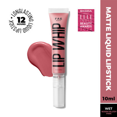Lip Whip 12H Matte Liquid Lipstick Enriched With Vitamin E And Cherry Coffee | Wet