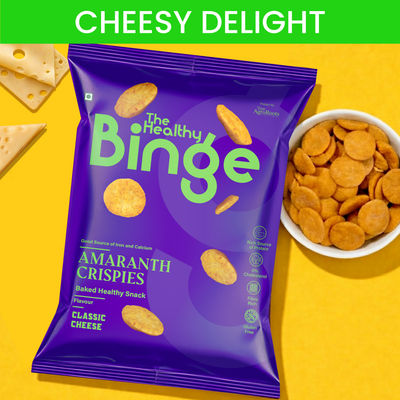 Millet Baked Chips- Classic Cheese- Protein Rich