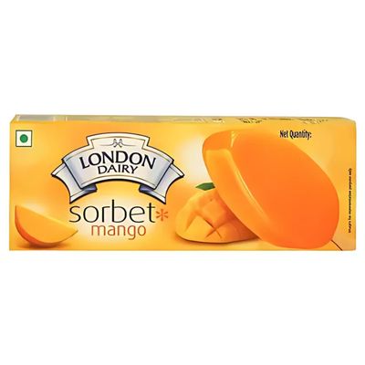 mango sorbet Ice Cream Stick
