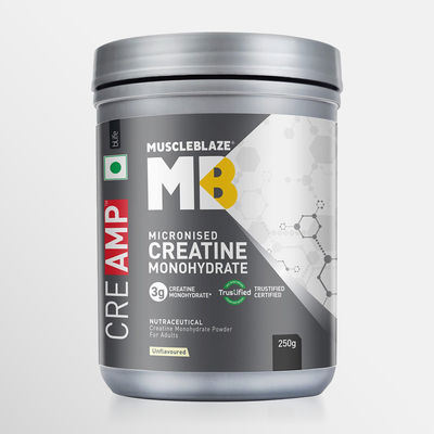 Micronized Creatine Monohydrate CREAMP Powder (Unflavored, 80 Servings)
