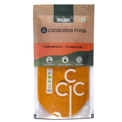 Turmeric Powder Organic & Iron-Pounded