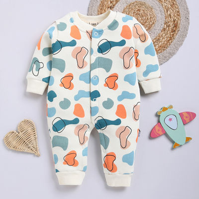 Abstract Printed Romper Infant Boys | Butter - 0 - 3 Month