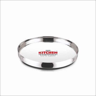 Stainless Steel Sada /Gujarati Thali 14 - Mirror Finish