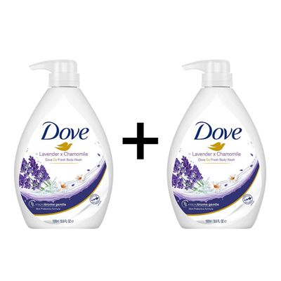 Dove Go Fresh Body Wash | Lavender & Chamomile | Floral Scent Combo