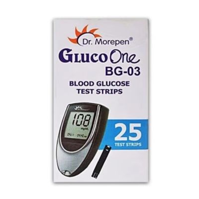 Dr. Morepen Gluco One BG-03 Blood Glucose Test Strip