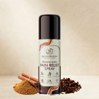 Dhanvantri Pain Relief Spray For Joint, Muscle & Back Pain|With Clove & Cinnamon