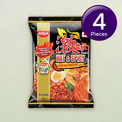 Hot and Spicy Korean Chicken Flavoured Ramen Instant Noodles Combo