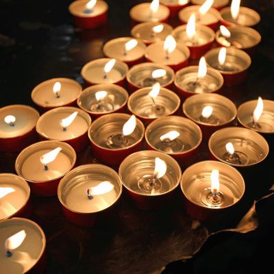 Tealight Candles | Smokeless | Pack Of 25 | No Residue | 8 g Each | Unscented | Prosperro Lumo