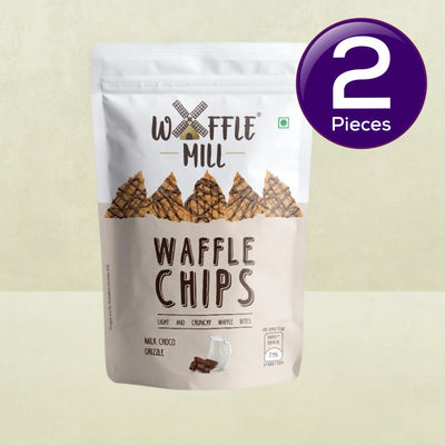 Chips Milk Choco Drizzle Waffle Biscuits | Artificial Flavour-free Combo
