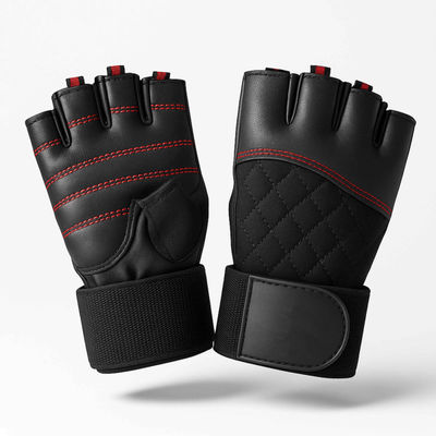 Regular Gym Gloves for Men, Half-Finger Workout Gloves with Wrist Support