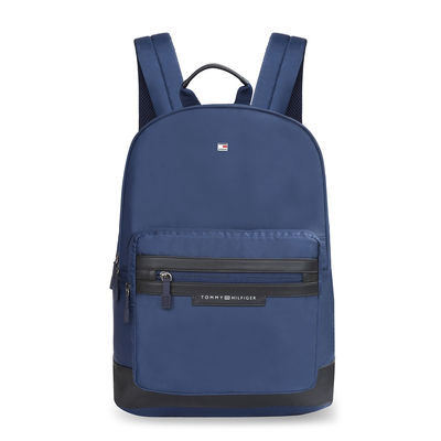 Unisex Solid Polyester 24 L Top Handle Laptop Backpack | Navy - 16 Inches