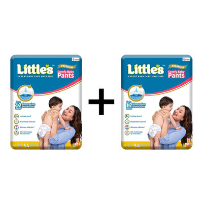 Comfy Baby Diapers | Pant Style | XL | 54 pcs Combo