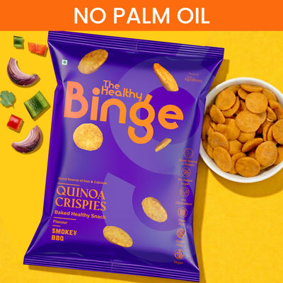 Quinoa Baked Chips Smokey Bbq |High Protein And Fibre