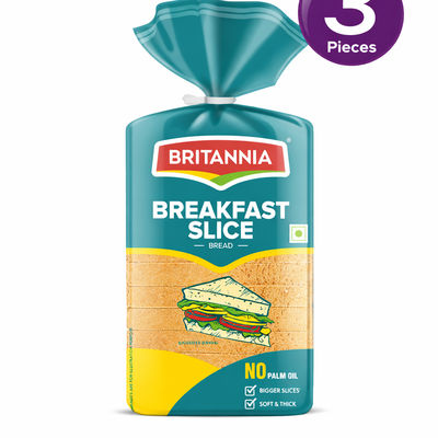 Britannia Breakfast Slice White Bread Combo