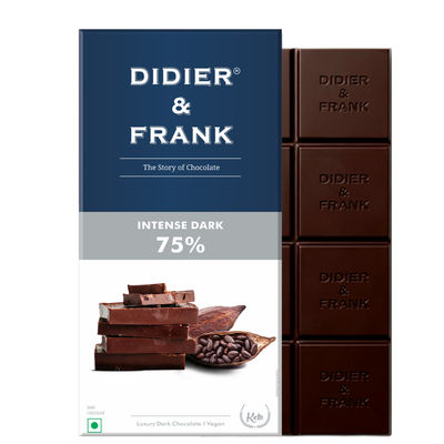 75% Dark Chocolate Bar | Intense Dark