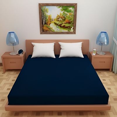Water Proof Terry Cloth Fitted Mattress Protector 78x72 Inch for Double Bed King Size
