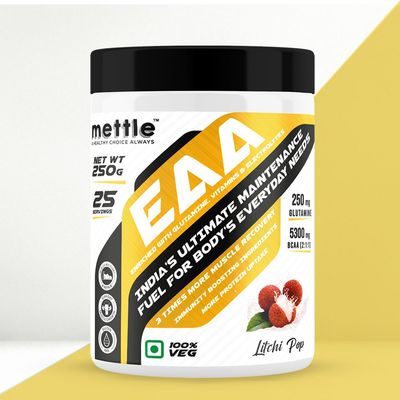 Getmymettle Eaa With Glutamine Vitamins & Electrolytes (Litchi)
