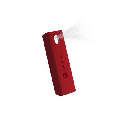 Swipe 2 Screen Cleaner & Duster with Refillable Spray Bottle, Chemical Free for Monitors & Laptop Screen, Smartphones & Tablets - Red