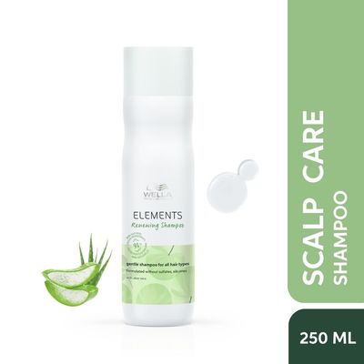 Elements Renewing Sulphate Free Shampoo for Frizz-Free, Smooth & Shiny Hair