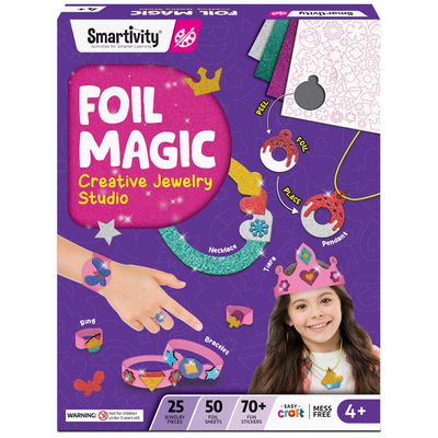 Jewelry Foil Magic Art And Craft Activity Kit For Kids - Smrt1268