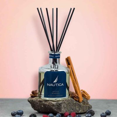 Nautica 100% Natural Aroma Oil Diffuser Set With 7 Reeds 1Pc 150 ml Size Frankincense Patchouli