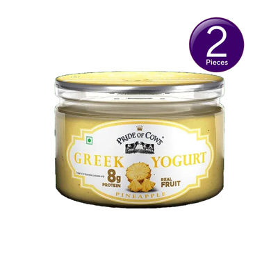Greek Yogurt | Pineapple Real Fruit Combo