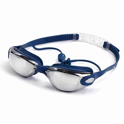 Anti-Fog UV Swimming Goggles with Adjustable Strap & Case Unisex