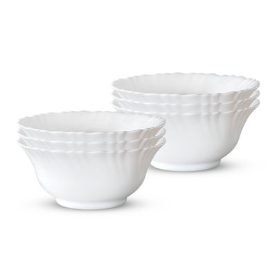 Opalware 4.2" Inch (210Ml) 6 Pc Veg Bowl Set, Crockery Set For Daily Use & Gifting