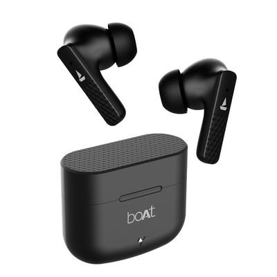 Airdopes Primo in Ear TWS Earbuds with 45 Hours Playback, Fast Charge, Beast Mode, Dual Mics Enx, IPX Bluetooth Earbuds - Active Black