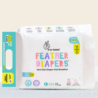 Feather Pant Style Diaper | L | 24 pcs
