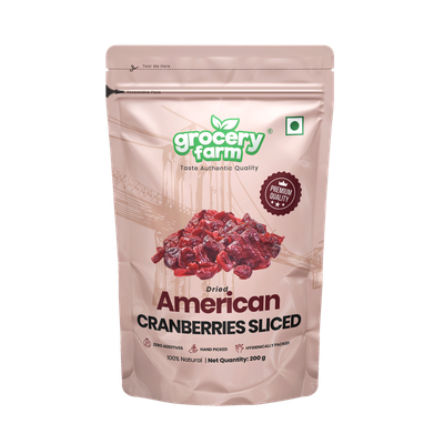 Dried American Cranberries Sliced