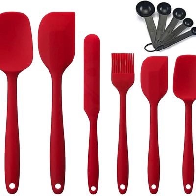 Non-Stick Silicone Spatulas - Heat-Resistant, Food-Grade & BPA-Free - Red