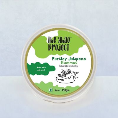 The Khao Project Parsley Jalapeno Hummus