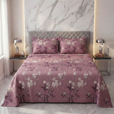 135 GSM Double Bedsheet Set |220 x 250 cm| With 2 Pillow Covers