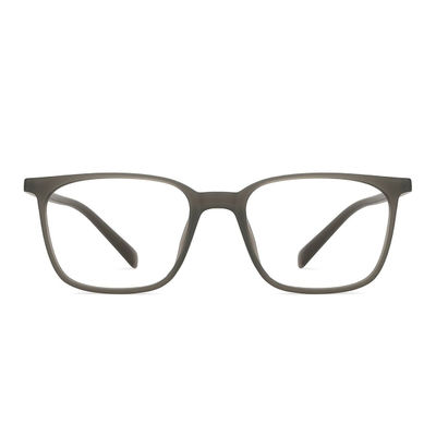Unisex Solid TR90 Computer Glasses | Dark Grey - M