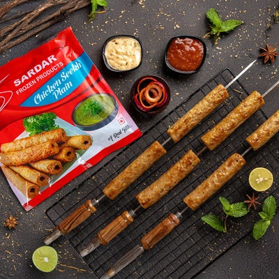 Sardar Chicken Seekh Plain | Ready To Cook