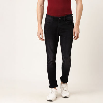 Men | Super slim Casual | Black Denim | 32