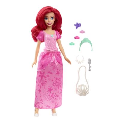 Toys | Ariel Fashion Doll In Signature Pink Dress And 9 Accessories