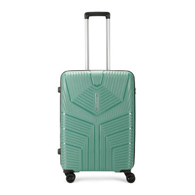 Prime Medium Trolley Bag | Combination Lock | 8 Wheels | Pista Green - 65 cm